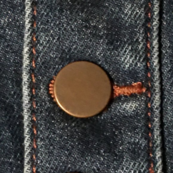 LOFT Nautical Inspired Button Front Denim Skirt - Picture 4 of 11